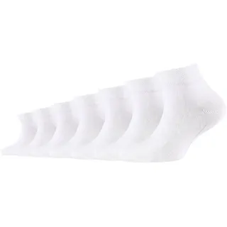 CAMANO Kurzsocken CAMANO "ca-soft", Herren, Gr. 35-38, weiß, Baumwollmischung, unifarben, normal, Socken Kurzsocken, mit verstärktem Fersen- und Zehenbereich, Topseller
