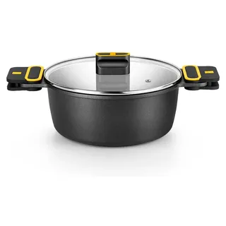 BRA Profesional A510320, Rund, Schwarz, Aluminium, Teflon Classic, Schwarz, Aluminium, Silikon - Schwarz