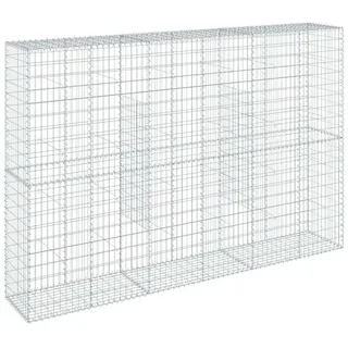 vidaXL Gabione mit Deckel 300 × 50 × 200 cm