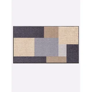 Fußmatte HEINE HOME Gr. 2, grau (taupe, grau), B:50cm H:7mm L:70cm, Polyamid, Teppiche, Fußmatte