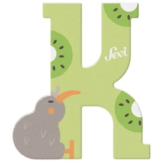 Trudi Sevi 83011 Buchstabe K Kiwi Mehrfarbig ca. 10 x 7,5 cm