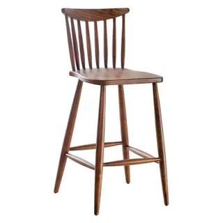 Modern Barhocker Luxus Stuhl Sessel Bar Hausbar für Theke Tresen Barschrank - Braun