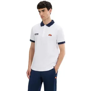 Ellesse Lessepsia Kurzarm-poloshirt - White/Navy - L