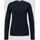 V-Ausschnitt-Pullover Blau M