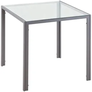 Homcom Esszimmertisch 75 x 75 x 75 cm grau