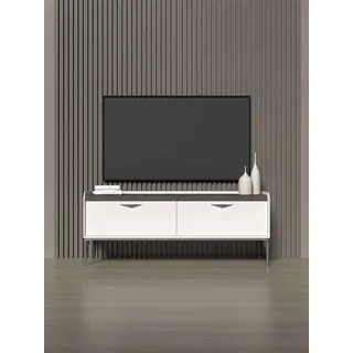 OTTO home Sofy TV-Lowboard 167 x 66 cm Grau/Weiß MDF/Metall