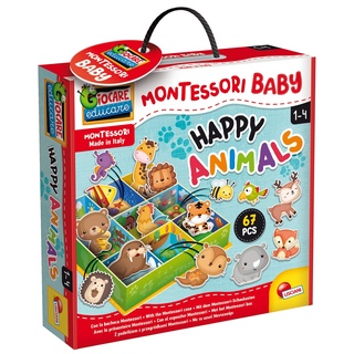 Lisciani MONTESSORI BABY Boc Fröhliche Tiere