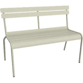 Fermob LUXEMBOURG 2/3-Sitzer Bank mit Rückenlehne Aluminium