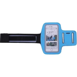 QHP Sportarmband für Smartphone Handy Hülle für den Oberarm in blau, QHP17_Gr.:0 - Blau