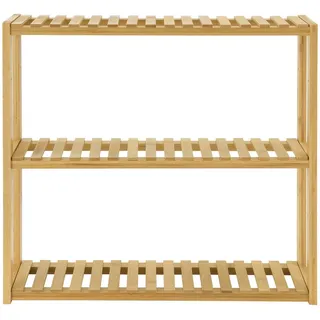 [en.casa] Wandregal 60 x 15 x 54 cm Beige