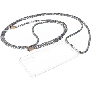 Necklace Case passend für Samsung Galaxy A50, Smartphonehülle mit Kordel grau,weiß zum Umhängen