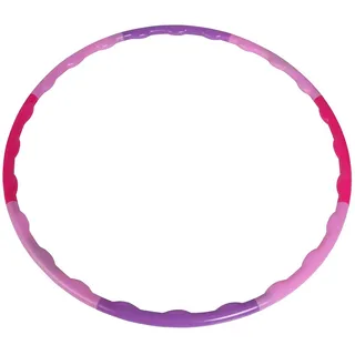 Simba Hula Hoop zum Zusammenstecken, 8 Teile, rosa und pink, 80cm Durchmesser, Sportreifen, Gymnastikreifen, Fitness