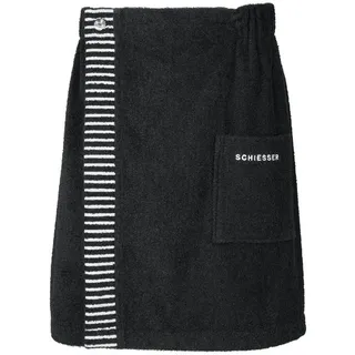 SCHIESSER "Rom aus weicher Baumwolle, saugstark und 3-fach weitenverstellbar« 1 Stk. MADE IN GREEN by OEKO-TEX®, schwarz