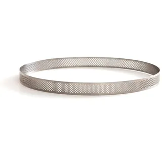 Decora 0064030 RUNDE PERFORIERTER EDELSTAHL BACKRAHMEN Ø 24 X 2 H CM