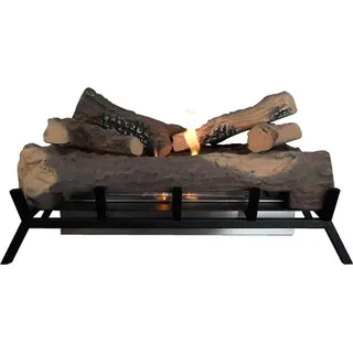 Foco Myst Corner Elektro-Kamin Left 800 - Schwarz, 50 cm x 80 cm x 40 cm - LED Beleuchtung, 2 Liter Fassungsvermögen, Fernbedienung - Ohne Hitze, 10 Stunden Brenndauer