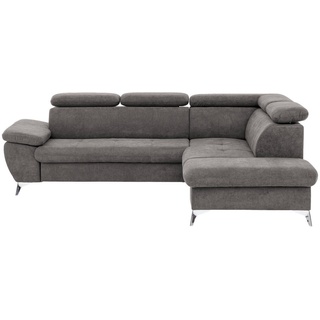 Livetastic Ecksofa Grau / 256x209 cm