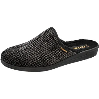 Fischer Markenschuh Fischer Herren Pantoffeln, Grau (Grauschwarz 662), 48 EU