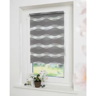 GARESA Doppelrollo 100 x 150 cm grau