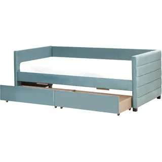Beliani Tagesbett Marray 90 x 200 cm mintgrün