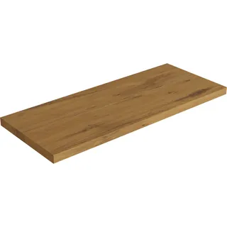 Möbelplatte Lavita Oak 1005x400 | Widerstandfähigkeit gegen Feuchtigkeit | Hochwertige Möbelplatte für das Badezimmer | Material: Dekoratives und schützendes Laminat | Dicke 38 mm | Farbe: Walnuss |
