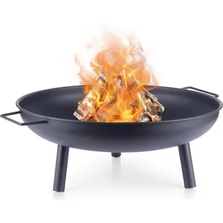 Feuerschale Feuerstelle Feuerkorb Lagerfeuer Metall Ø 58 cm für Garten Terrasse