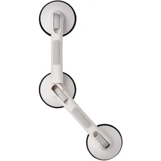 RIDDER Winkel-Sauggriff mit 3 Saugern Premium ca. 60 cm weiß