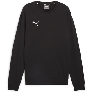 Puma teamGOAL Casuals Crew Neck Sweat, Herren Pullover, PUMA Black-PUMA White,