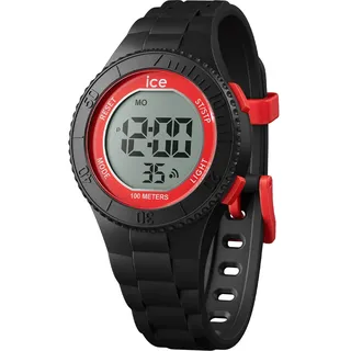 ICE-Watch ICE digit 38mm Kunststoffgehäuse Schwarz Plastikarmband Schwarz S