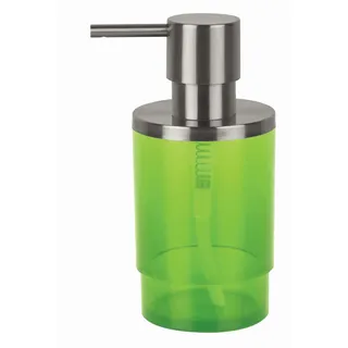 Spirella Seifenspender Nyo Flüssigseifen-Spender, Fassungsvermögen 6,5 x 6,5 x 14,5 cm - 300ml - Grün