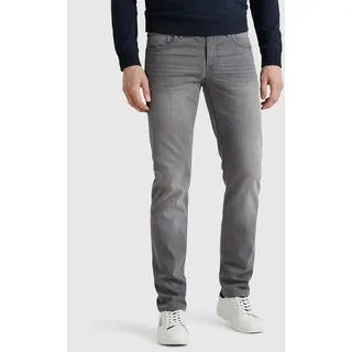 5-Pocket-Jeans PME LEGEND "NAVIGATOR PTR121", Herren, Gr. 40, Länge 34, grau (rock on grau), Denim/Jeans, Obermaterial: 79% Baumwolle, 20% Polyester, 1% Viskose, lang, Jeans 5-Pocket-Jeans