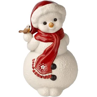 GOEBEL Figur Schneemann - Fröhlicher Winterfreund