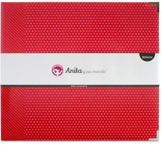 Anita & Seine Welt Schaumalbum 12 x 12 Scrapbooking Anita und Seine Welt, rote Herzen