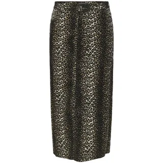 ONLY CARMAKOMA Carmadison Hw AOP Long Skirt PNT , Black/LEO , 46