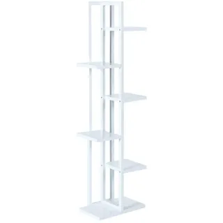[en.casa] Tohmajärvi Pflanzenregal 120 x 34 x 21 cm Weiß