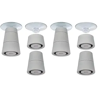 WENKO Füße für Herdabdeckplatten 4er Set - Ersatzfüße, Polyvinylchlorid, 4.4 x 5 x 4.4 cm, Transparent (Packung mit 2)