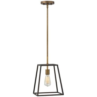 Elstead Lighting HÄNGELEUCHTE Schwarz, Goldfarben - 38 cm