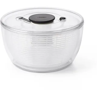 Oxo Salatschleuder mit Sieb und Deckel Einhand-Pumpe transparent