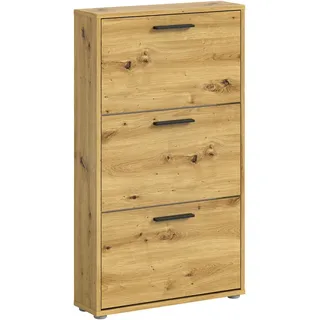 HBZ Schuhkipper 59 x 103 x 17 cm Eiche Artisan / braun