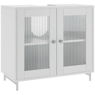Vicco Waschbeckenunterschrank Malte 60 x 58 x 30 cm Weiß