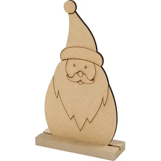 MDF Weihnachtsfiguren, Nikolaus, H: 15 cm creotime