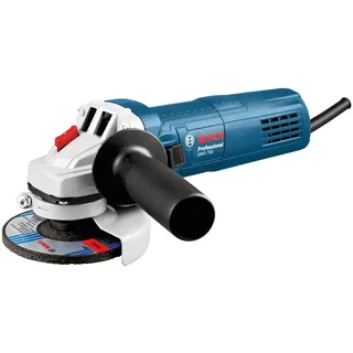 Bosch GWS 750-125 inkl. Schruppscheibe, Seitengriff, Spannmutter, Schutzhaube, Stirnlochschlüssel