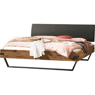 HASENA Factory Line Fabrik Style Bett Lecona 20 vintage brown 180x200 - Braun