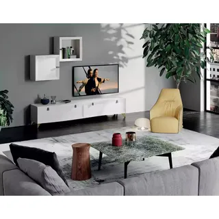 Modernes Set 2x Wandregale und Sideboard JVmoebel - Weiß