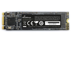 MediaRange Interne SSD Festplatte 128 GB - Solid State mit M.2 Schnittstelle SATA Rev. 3.1 und 3D-NAND-Technologie, ideal als internes SSD-Laufwerk zum Aufrüsten von Computern und Notebooks
