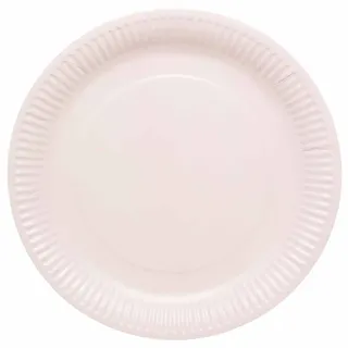 amscan 9915400-201-66 Pappteller, umweltfreundlich, recycelbar, Hellrosa, 8 Stück