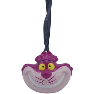 Disney Alice im Wunderland Hängender Baumschmuck – Grinsekatze – 7,4 cm x 4,8 cm x 5,7 cm – Ornament – Disney Weihnachtsbaumschmuck – Alice im Wunderland Geschenke