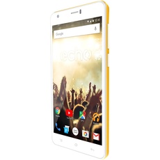 ECHO JAVAJM Smartphone Java Dual SIM, 13,97 cm (5,5 Zoll), 8GB, 5MP Kamera, Android 6.0 gelbsenf