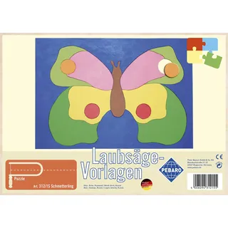 Laubsägevorlage aus Holz Motiv Schmetterling