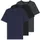 Classic Kurzarm-T-Shirt 3 Einheiten Open Blue XL