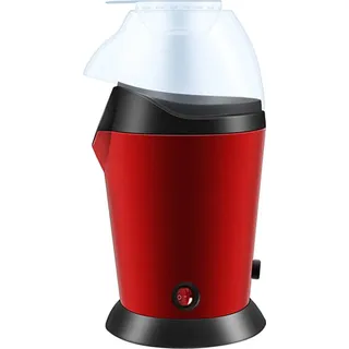 Retoo Popcornmaschine Ohne Fett Öl 900 Watt, Heißluft Popcorn Maker, Küchen Coole Gadget Pop Mais, Gesunder Snack, Fettfrei Ölfrei Popcorn in Zuhause, Popkorn Maschine, Rot